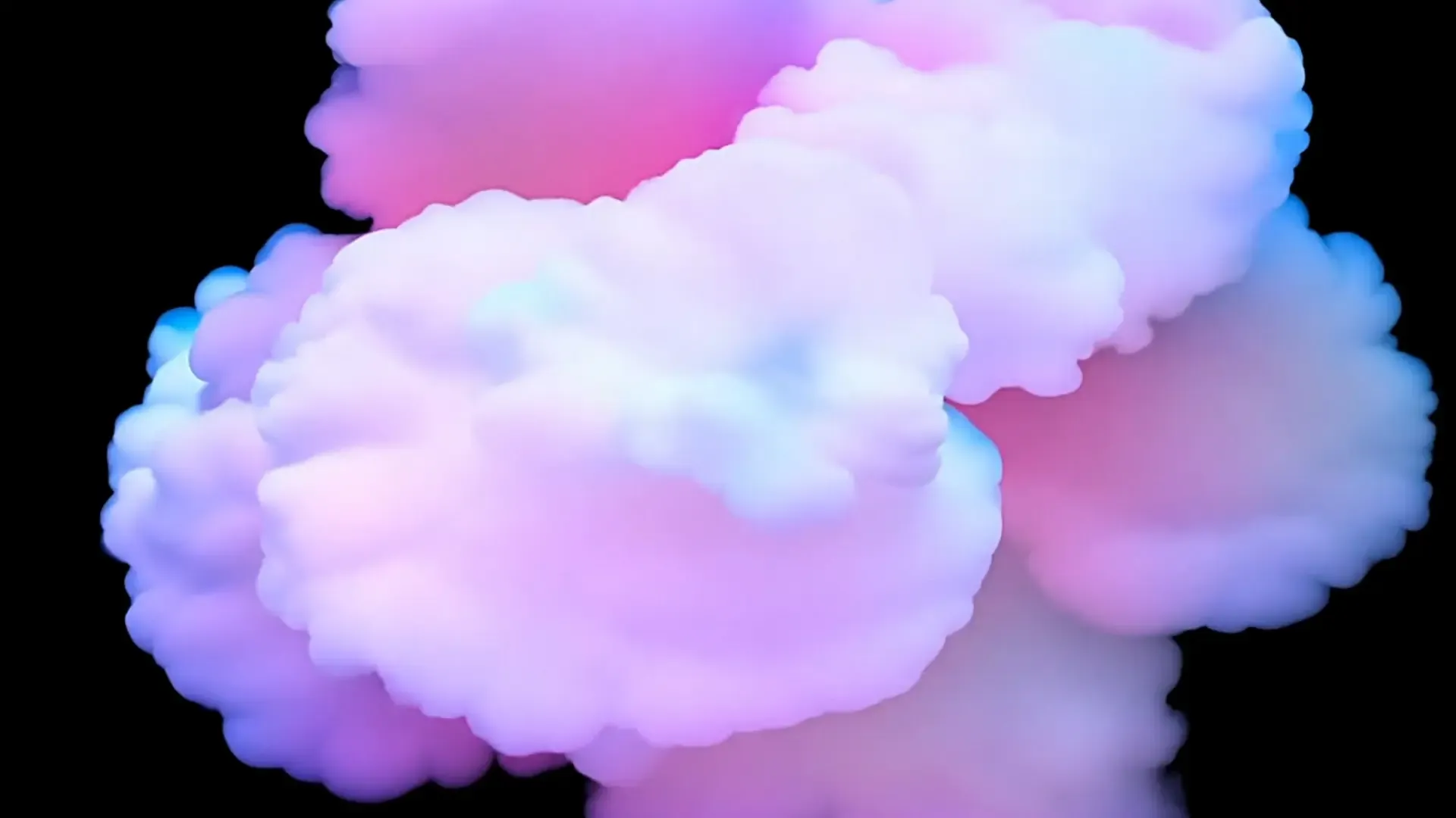 Dreamy Cloud Burst Transition Overlay for Fantasy Logo Animation